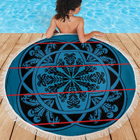 Lesotho Seanamarena - Kharetsa Beach Blanket Basotho Traditional Blanket Style - Wonder Print Shop