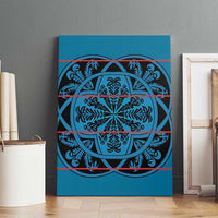 Lesotho Seanamarena - Kharetsa Canvas Wall Art Basotho Traditional Blanket Style - Wonder Print Shop