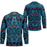 Lesotho Seanamarena - Kharetsa Hockey Jersey Basotho Traditional Blanket Style - Wonder Print Shop