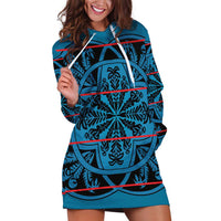 Lesotho Seanamarena - Kharetsa Hoodie Dress Basotho Traditional Blanket Style - Wonder Print Shop