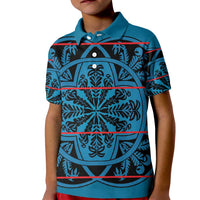 Lesotho Seanamarena - Kharetsa Kid Polo Shirt Basotho Traditional Blanket Style - Wonder Print Shop