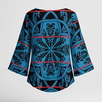 Lesotho Seanamarena - Kharetsa Kimono Sleeve Blouse Basotho Traditional Blanket Style - Wonder Print Shop
