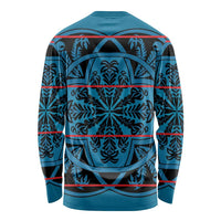 Lesotho Seanamarena - Kharetsa Long Sleeve Shirt Basotho Traditional Blanket Style - Wonder Print Shop