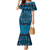 Lesotho Seanamarena - Kharetsa Mermaid Dress Basotho Traditional Blanket Style - Wonder Print Shop