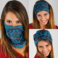 Lesotho Seanamarena - Kharetsa Neck Gaiter Basotho Traditional Blanket Style - Wonder Print Shop