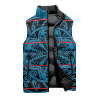 Lesotho Seanamarena - Kharetsa Sleeveless Puffer Jacket Basotho Traditional Blanket Style - Wonder Print Shop