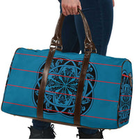 Lesotho Seanamarena - Kharetsa Travel Bag Basotho Traditional Blanket Style - Wonder Print Shop