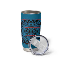 Lesotho Seanamarena - Kharetsa Tumbler Cup Basotho Traditional Blanket Style - Wonder Print Shop
