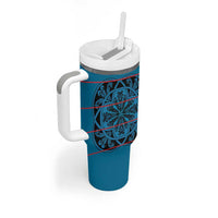 Lesotho Seanamarena - Kharetsa Tumbler With Handle Basotho Traditional Blanket Style - Wonder Print Shop