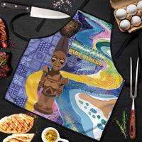 Nigeria Osun-Osogbo Festival Apron Oshun God - Yoruba Pattern - Wonder Print Shop
