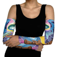 Nigeria Osun-Osogbo Festival Arm Sleeves Oshun God - Yoruba Pattern - Wonder Print Shop