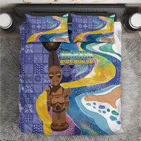 Nigeria Osun-Osogbo Festival Bedding Set Oshun God - Yoruba Pattern - Wonder Print Shop