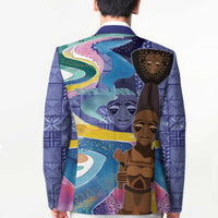 Nigeria Osun-Osogbo Festival Blazer Oshun God - Yoruba Pattern - Wonder Print Shop