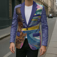 Nigeria Osun-Osogbo Festival Blazer Oshun God - Yoruba Pattern - Wonder Print Shop