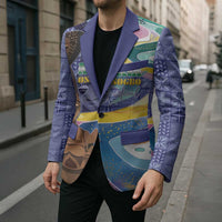 Nigeria Osun-Osogbo Festival Blazer Oshun God - Yoruba Pattern - Wonder Print Shop