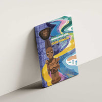 Nigeria Osun-Osogbo Festival Canvas Wall Art Oshun God - Yoruba Pattern - Wonder Print Shop