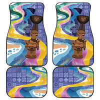 Nigeria Osun-Osogbo Festival Car Mats Oshun God - Yoruba Pattern - Wonder Print Shop