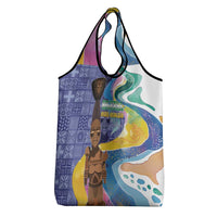 Nigeria Osun-Osogbo Festival Grocery Bag Oshun God - Yoruba Pattern - Wonder Print Shop