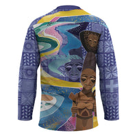 Nigeria Osun-Osogbo Festival Hockey Jersey Oshun God - Yoruba Pattern - Wonder Print Shop