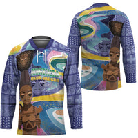 Nigeria Osun-Osogbo Festival Hockey Jersey Oshun God - Yoruba Pattern - Wonder Print Shop
