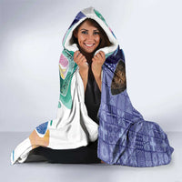 Nigeria Osun-Osogbo Festival Hooded Blanket Oshun God - Yoruba Pattern - Wonder Print Shop