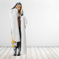 Nigeria Osun-Osogbo Festival Hooded Blanket Oshun God - Yoruba Pattern - Wonder Print Shop