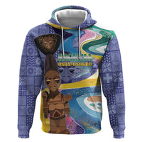 Nigeria Osun-Osogbo Festival Hoodie Oshun God - Yoruba Pattern - Wonder Print Shop