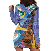 Nigeria Osun-Osogbo Festival Hoodie Dress Oshun God - Yoruba Pattern - Wonder Print Shop
