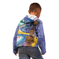 Nigeria Osun-Osogbo Festival Kid Hoodie Oshun God - Yoruba Pattern - Wonder Print Shop