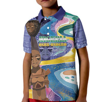 Nigeria Osun-Osogbo Festival Kid Polo Shirt Oshun God - Yoruba Pattern - Wonder Print Shop