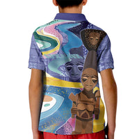 Nigeria Osun-Osogbo Festival Kid Polo Shirt Oshun God - Yoruba Pattern - Wonder Print Shop