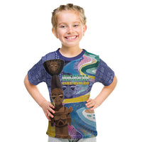Nigeria Osun-Osogbo Festival Kid T Shirt Oshun God - Yoruba Pattern - Wonder Print Shop