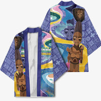 Nigeria Osun-Osogbo Festival Kimono Oshun God - Yoruba Pattern - Wonder Print Shop