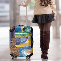 Nigeria Osun-Osogbo Festival Luggage Cover Oshun God - Yoruba Pattern - Wonder Print Shop