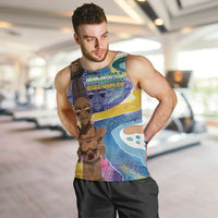 Nigeria Osun-Osogbo Festival Men Tank Top Oshun God - Yoruba Pattern - Wonder Print Shop