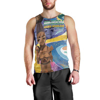 Nigeria Osun-Osogbo Festival Men Tank Top Oshun God - Yoruba Pattern - Wonder Print Shop