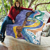 Nigeria Osun-Osogbo Festival Quilt Oshun God - Yoruba Pattern - Wonder Print Shop