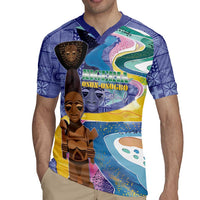 Nigeria Osun-Osogbo Festival Rugby Jersey Oshun God - Yoruba Pattern - Wonder Print Shop