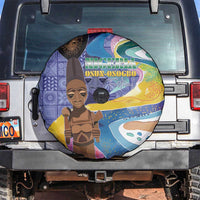 Nigeria Osun-Osogbo Festival Spare Tire Cover Oshun God - Yoruba Pattern - Wonder Print Shop