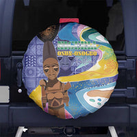 Nigeria Osun-Osogbo Festival Spare Tire Cover Oshun God - Yoruba Pattern - Wonder Print Shop