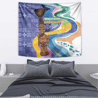 Nigeria Osun-Osogbo Festival Tapestry Oshun God - Yoruba Pattern - Wonder Print Shop