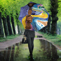 Nigeria Osun-Osogbo Festival Umbrella Oshun God - Yoruba Pattern - Wonder Print Shop