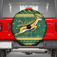 South Africa Christmas Rugby Spare Tire Cover Springboks Geseende Kersfees - Wonder Print Shop