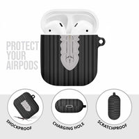 Liberia Black Kpelle Traditional Pattern AirPods Case - Wonder Print Shop