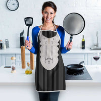 Liberia Black Kpelle Traditional Pattern Apron - Wonder Print Shop