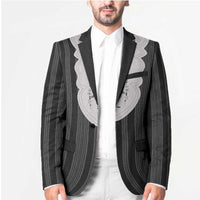 Liberia Black Kpelle Traditional Pattern Blazer - Wonder Print Shop