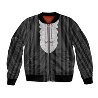 Liberia Black Kpelle Traditional Pattern Bomber Jacket - Wonder Print Shop