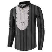 Liberia Black Kpelle Traditional Pattern Button Sweatshirt - Wonder Print Shop