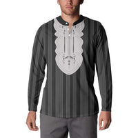 Liberia Black Kpelle Traditional Pattern Button Sweatshirt - Wonder Print Shop