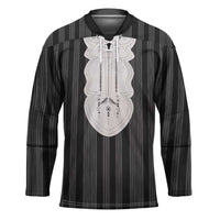 Liberia Black Kpelle Traditional Pattern Hockey Jersey - Wonder Print Shop